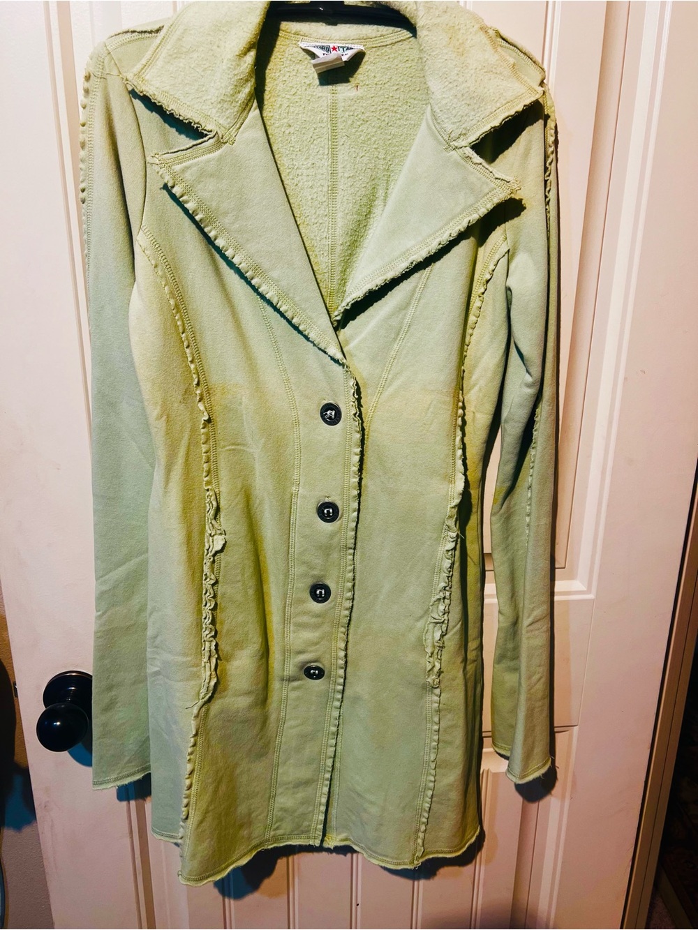 Hard Tail  Green Women's Button-Front Jacket/Dress